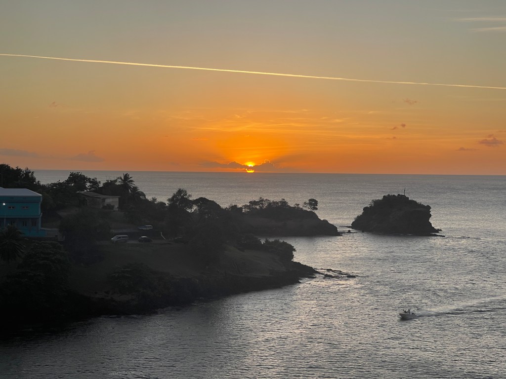 Sunset in St Lucia